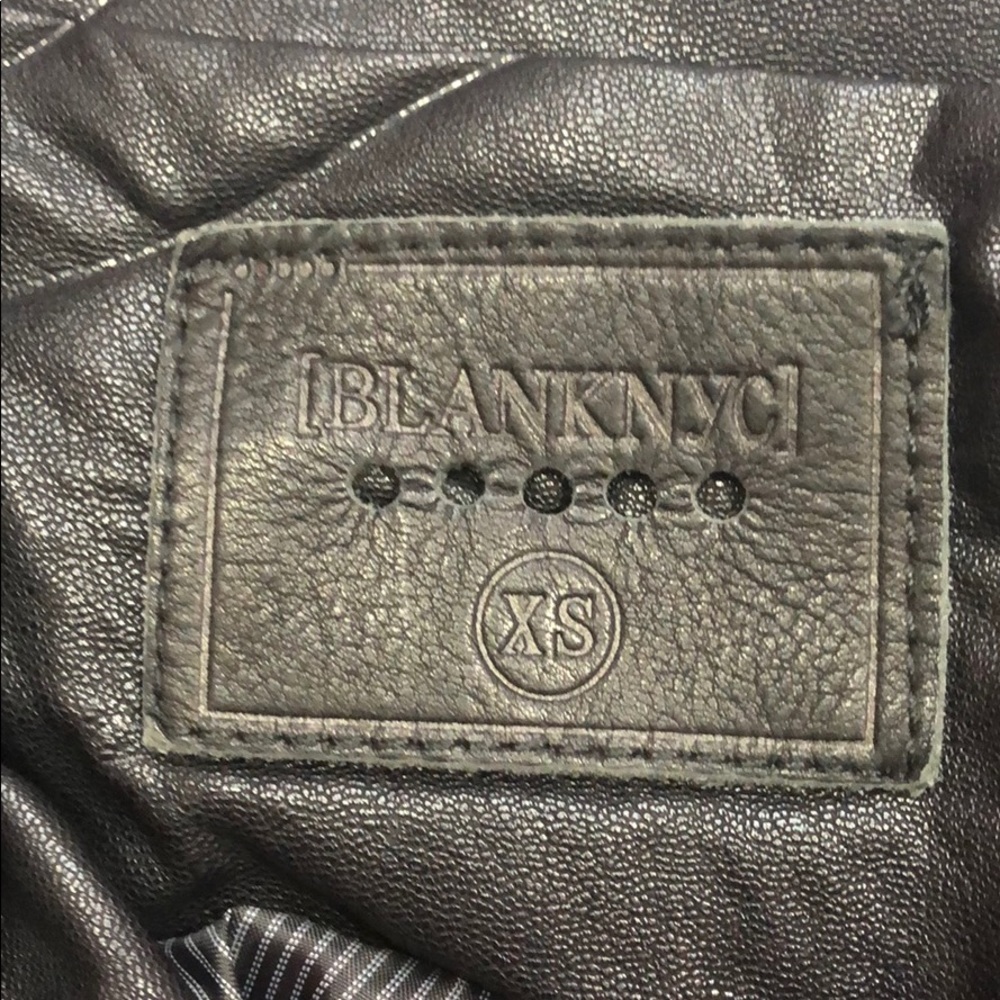 NWT BlankNYC Quilted Faux Leather Moto Jacket - Picture 3 of 8